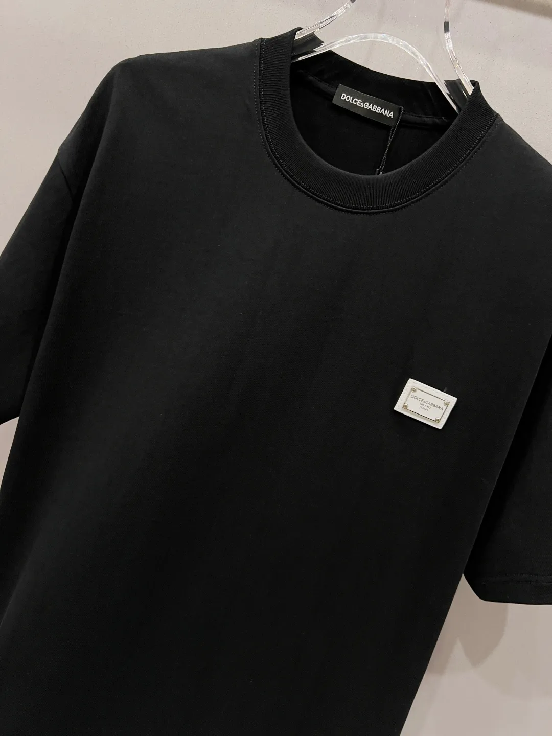 110👍DG logo Logo Same Style T Versatile ( ) : Black White Size：S M L XL